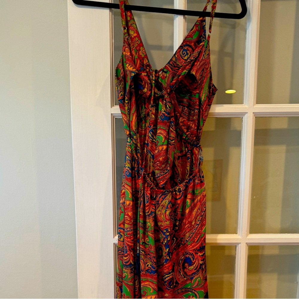 Paisley Multicolor Women's Dress